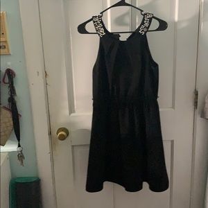 Fancy beaded black dress